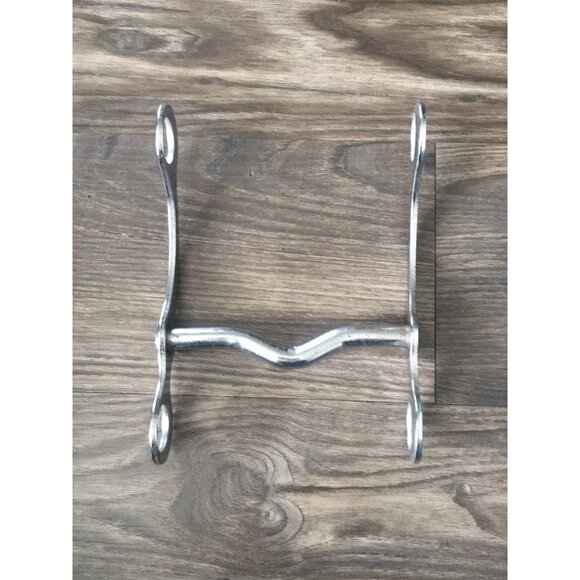 Western Curb Bit Chrome Plated - Picture 3 of 6